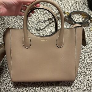 AALLYN Lilly satchel in biscotti.